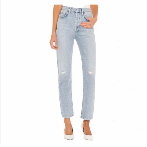Agolde Denim - Agolde Light Blue Jeans